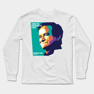 In Memoriam Robin Williams Long Sleeve T-Shirt